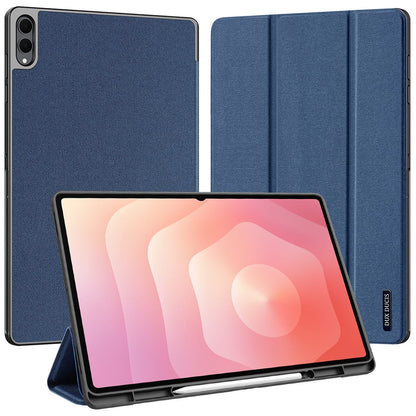 Hoes voor Samsung Galaxy Tab S12 Ultra / Tab S11 Ultra, DUX DUCIS, Domo met penhouder, blauw