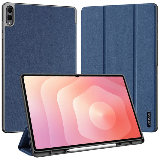 Hülle für Samsung Galaxy Tab S12 Ultra / Tab S11 Ultra, DUX DUCIS, Domo mit Stifthalter, Blau