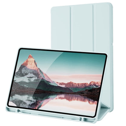 Housse pour Samsung Galaxy Tab S6 Lite (2024) / Tab S6 Lite (2022) / Tab S6 Lite (2020), Techsuit, Flex Trifold, Bleu
