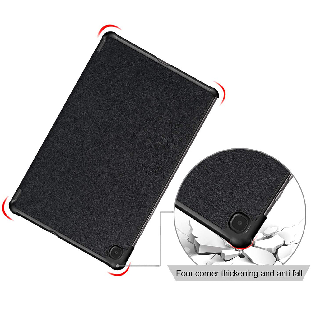 Hülle für Samsung Galaxy Tab S6 Lite (2024) / Tab S6 Lite (2022) / Tab S6 Lite (2020), Techsuit, FoldPro, Schwarz