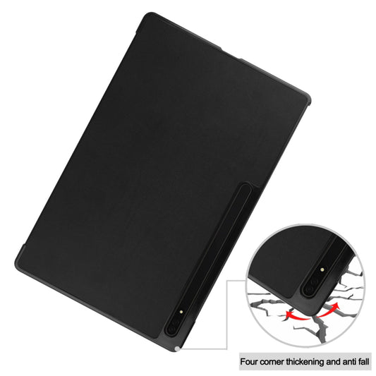 Coque pour Samsung Galaxy Tab S8 Ultra, Techsuit, FoldPro, Noire