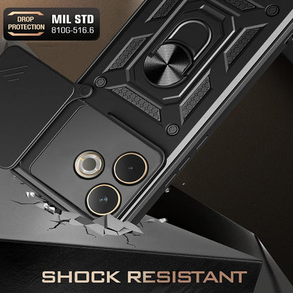 Coque pour Samsung Galaxy XCover7 Pro, Techsuit, CamShield, Noire