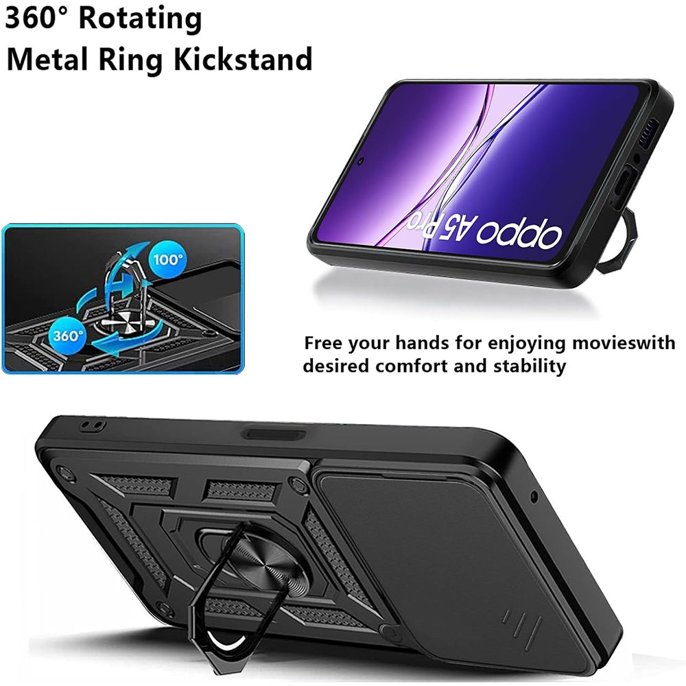 Coque pour Samsung Galaxy XCover7 Pro, Techsuit, CamShield, Noire