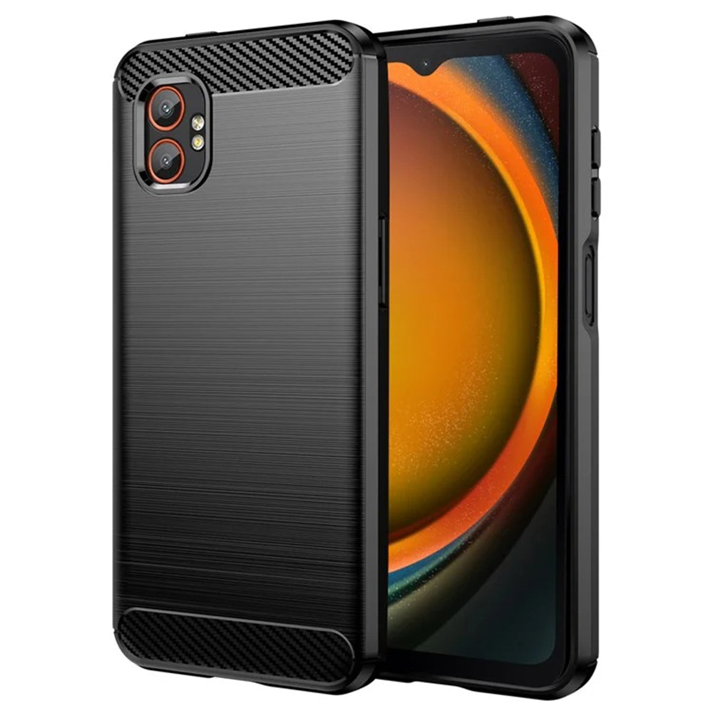 Case for Samsung Galaxy XCover7 Pro, Techsuit, Carbon, Black