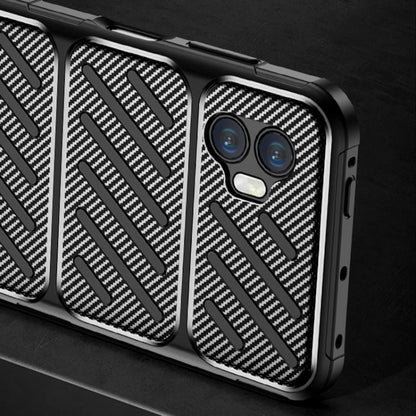 Hülle für Samsung Galaxy XCover7 Pro, Techsuit, CarbonFiber, Schwarz