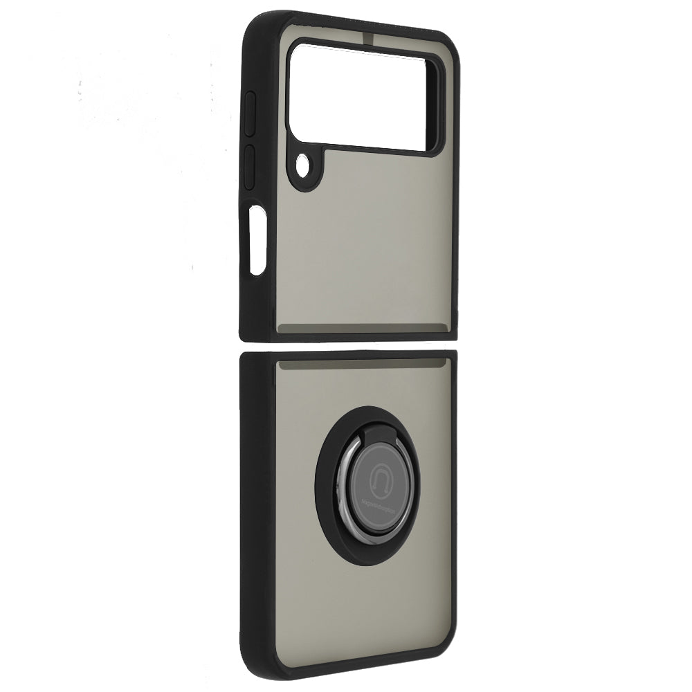 Coque pour Samsung Galaxy Z Flip3 5G F711, Techsuit, Glinth, Noire