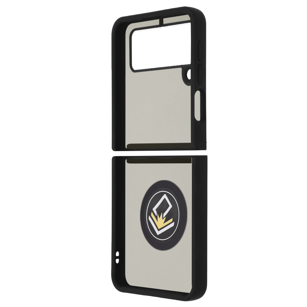 Coque pour Samsung Galaxy Z Flip3 5G F711, Techsuit, Glinth, Noire