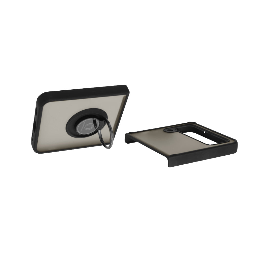 Coque pour Samsung Galaxy Z Flip3 5G F711, Techsuit, Glinth, Noire
