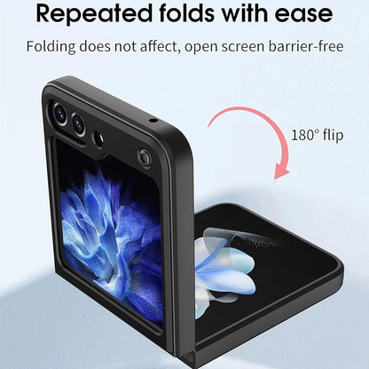 Hülle für Samsung Galaxy Z Flip7 FE F761 / Z Flip6 F741, Techsuit, CamGuard Pro, Schwarz