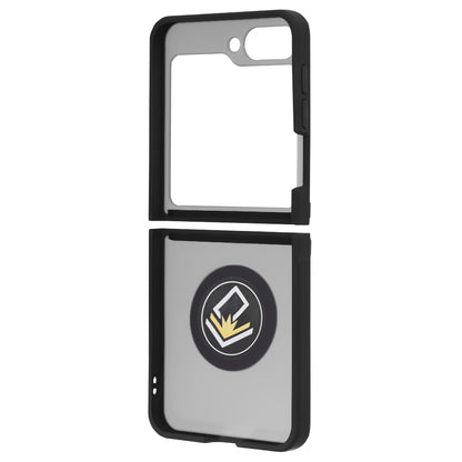 Hülle für Samsung Galaxy Z Flip7 FE F761 / Z Flip6 F741, Techsuit, Glinth, Schwarz