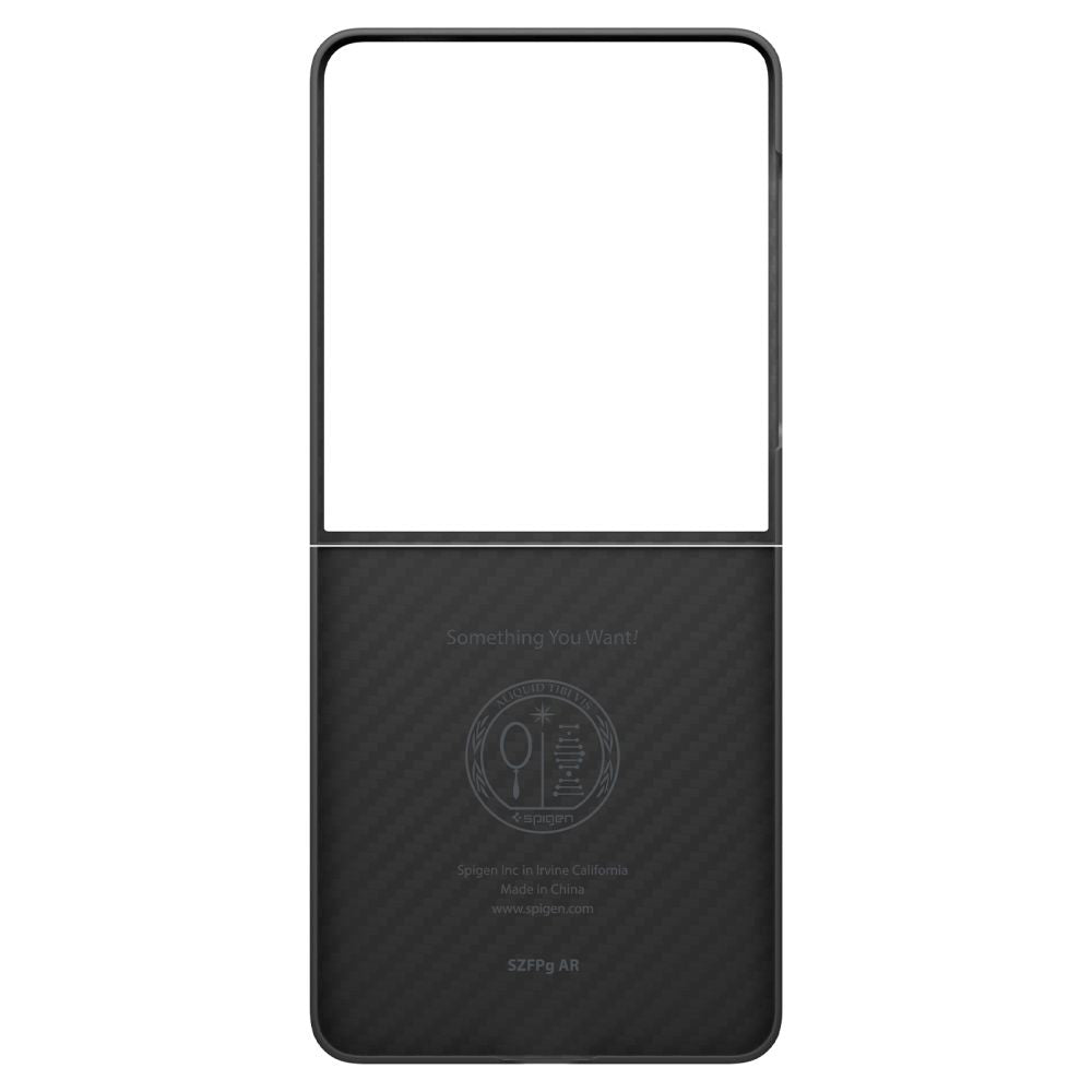 Hoes voor Samsung Galaxy Z Flip7 F766, Spigen, Air Skin, Zwart ACS09564