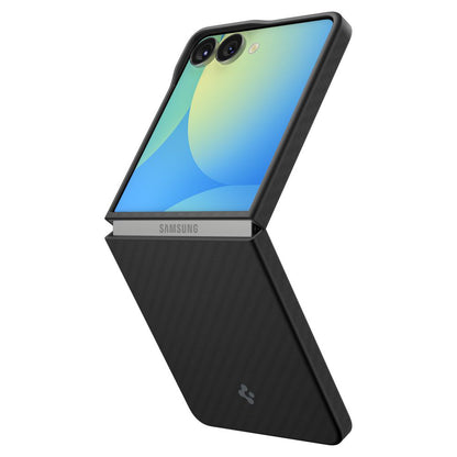 Hoes voor Samsung Galaxy Z Flip7 F766, Spigen, Air Skin, Zwart ACS09564