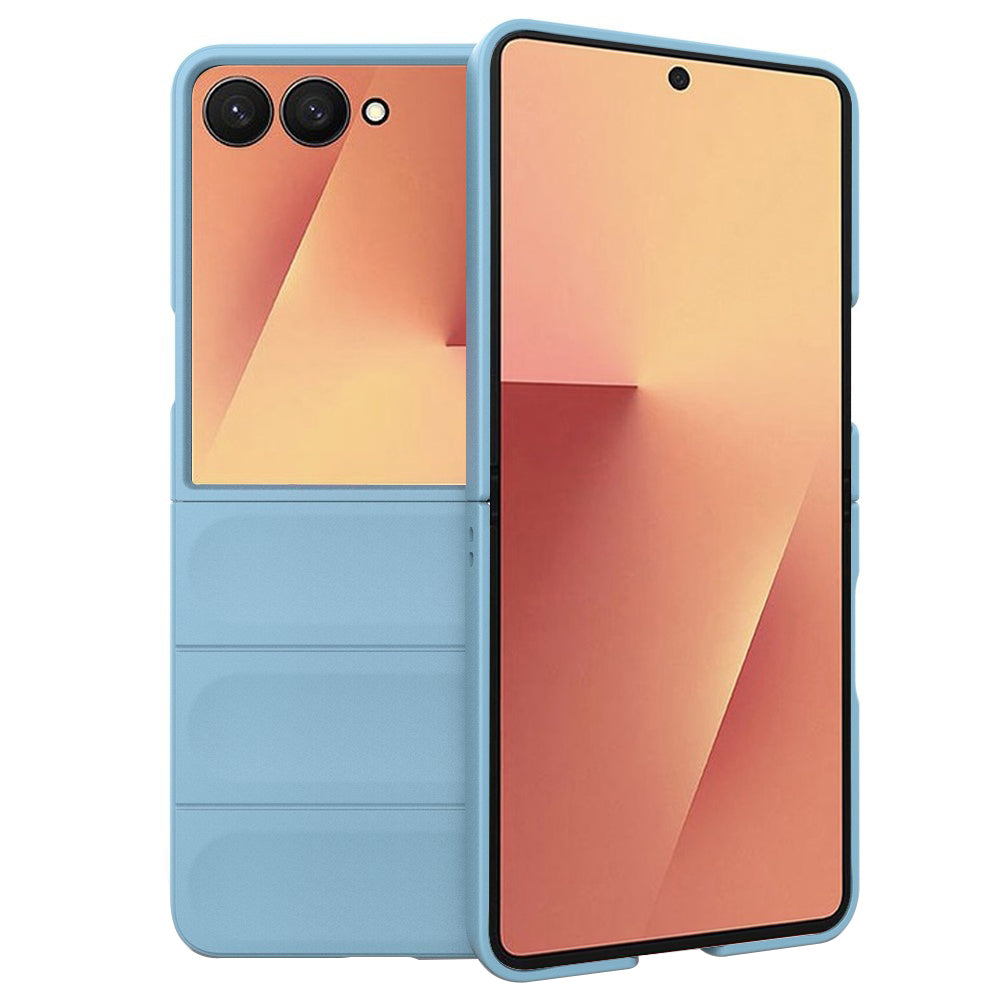Hülle für Samsung Galaxy Z Flip7 F766, Techsuit, Magic Shield, Blau