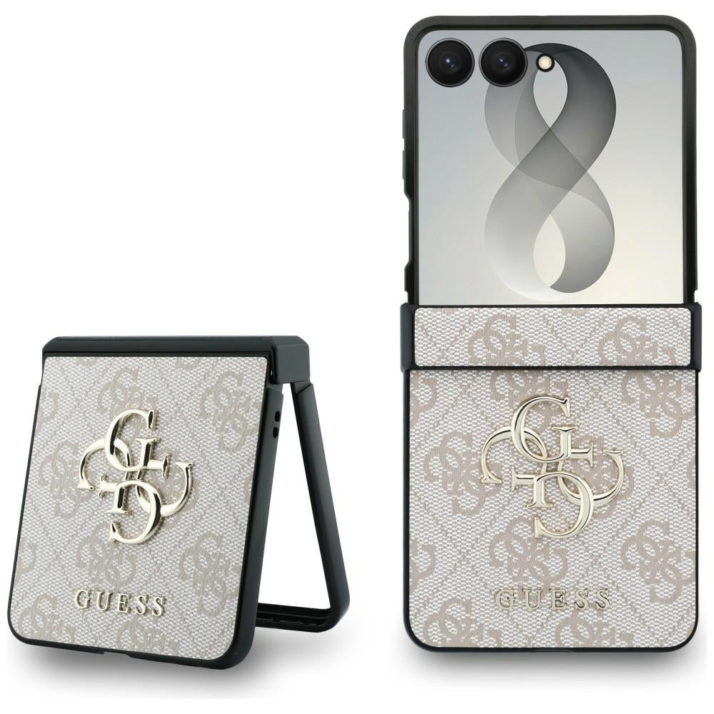 Coque pour Samsung Galaxy Z Flip8 F776, Guess, 4G Big Logo, Rose