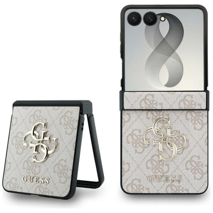 Coque pour Samsung Galaxy Z Flip8 F776, Guess, 4G Big Logo, Rose