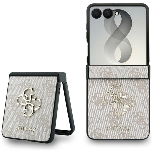 Coque pour Samsung Galaxy Z Flip8 F776, Guess, 4G Big Logo, Rose