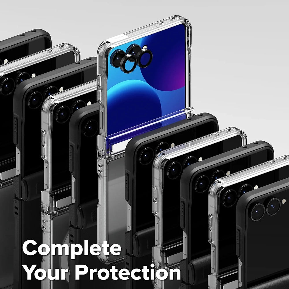 Coque pour Samsung Galaxy Z Flip8 F776, Ringke, Fusion Flap, Transparente