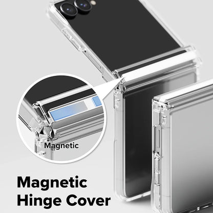 Coque pour Samsung Galaxy Z Flip8 F776, Ringke, Fusion Flap, Transparente
