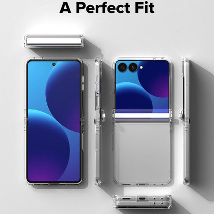 Coque pour Samsung Galaxy Z Flip8 F776, Ringke, Fusion Flap, Transparente