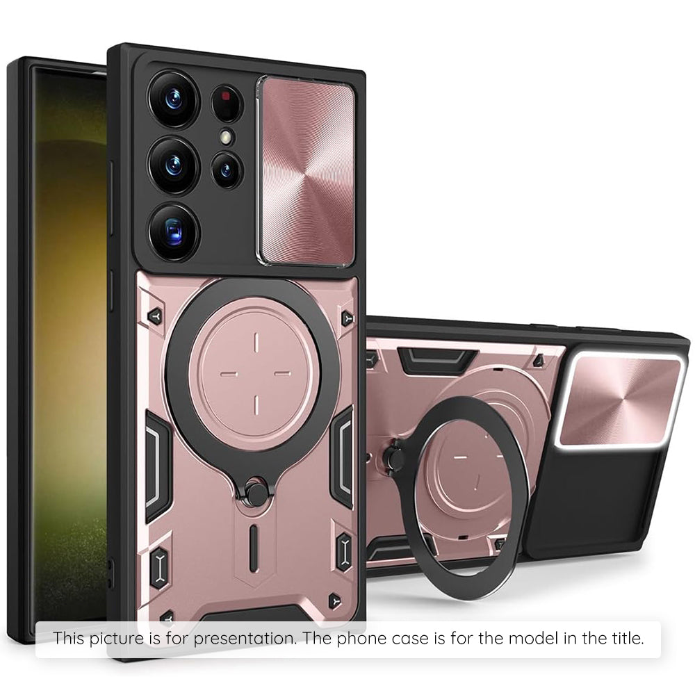 Hülle für Samsung Galaxy Z Flip8 F776, Techsuit, CamGuard Pro, Roségold