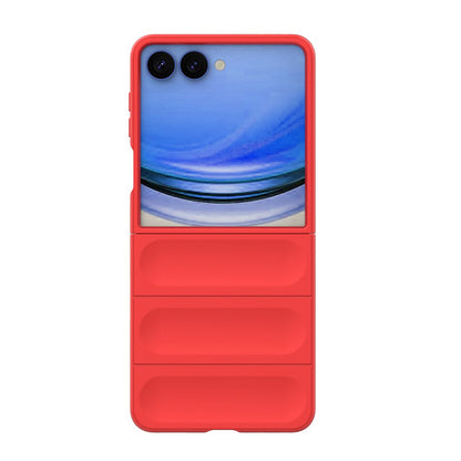 Hoesje voor Samsung Galaxy Z Flip8 F776, Techsuit, Magic Shield, Rood