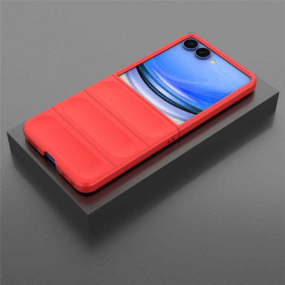 Hoesje voor Samsung Galaxy Z Flip8 F776, Techsuit, Magic Shield, Rood