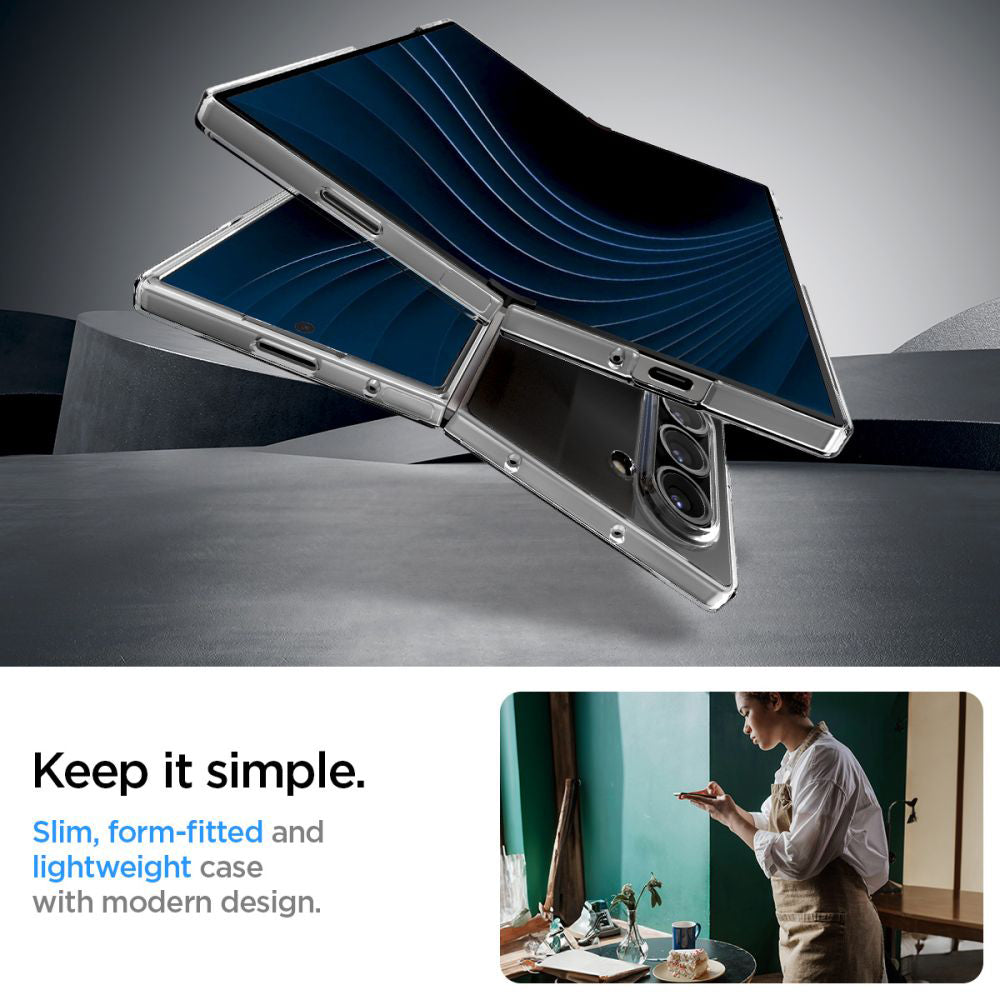 Étui pour Samsung Galaxy Z Fold6 F956, Spigen, Air Skin, Transparent