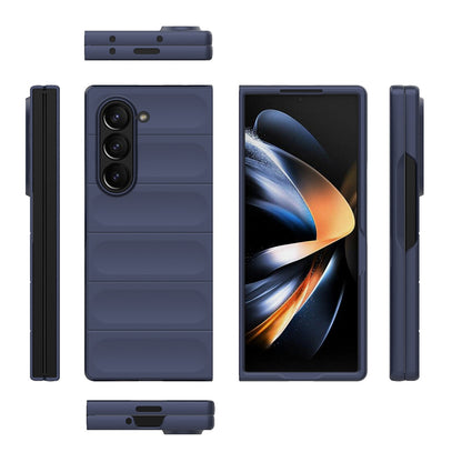 Hülle für Samsung Galaxy Z Fold6 F956, Techsuit, Magic Shield, Weinrot