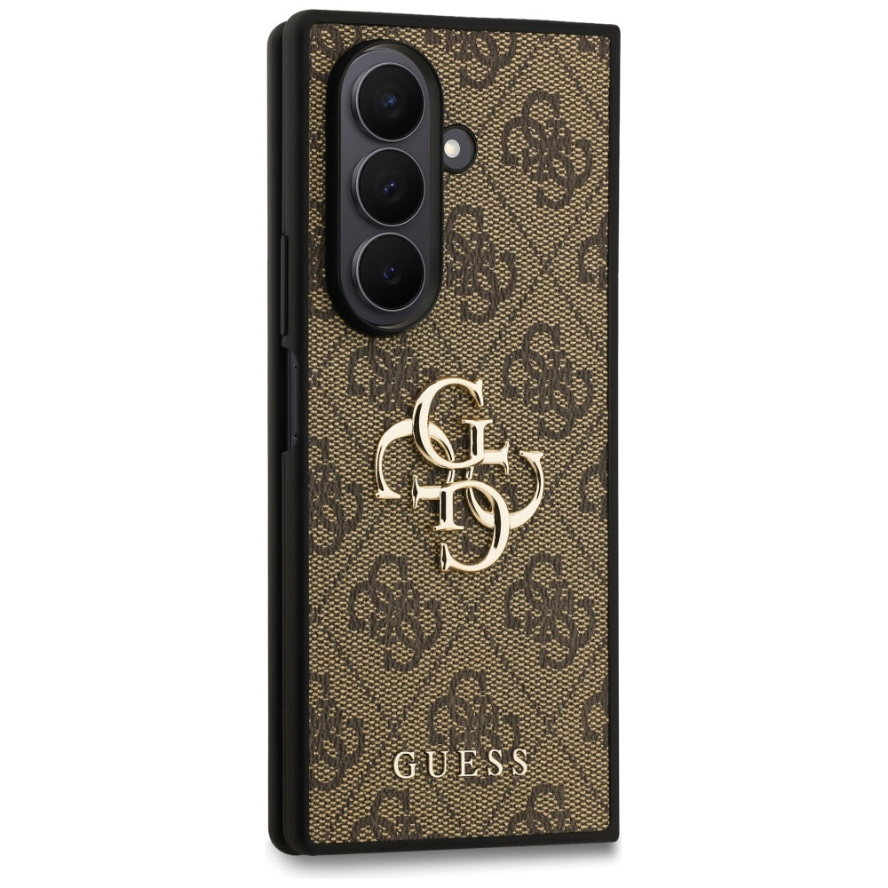 Étui pour Samsung Galaxy Z Fold7 F966, Guess, 4G Big Logo, Marron