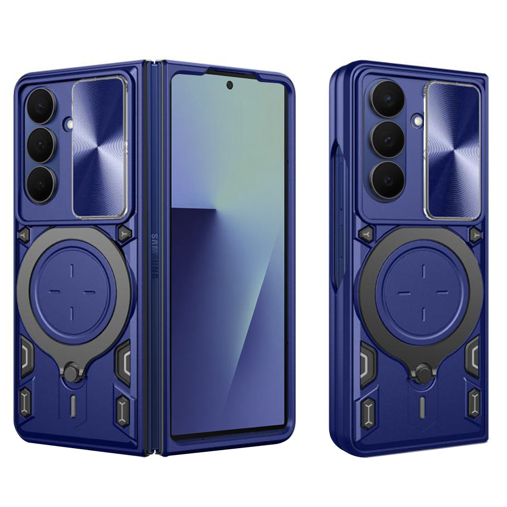 Hoes voor Samsung Galaxy Z Fold7 F966, Techsuit, CamGuard Pro, Blauw
