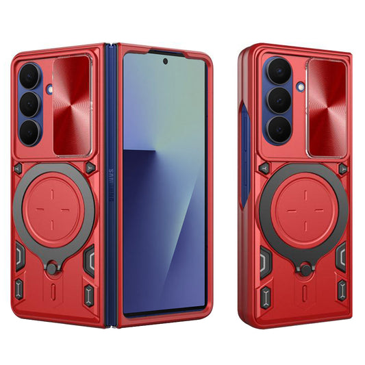 Coque pour Samsung Galaxy Z Fold7 F966, Techsuit, CamGuard Pro, Rouge