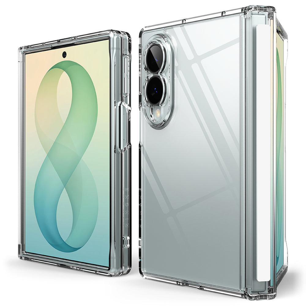 Coque pour Samsung Galaxy Z Fold8 F971, Ringke, Fusion Flap, Transparente