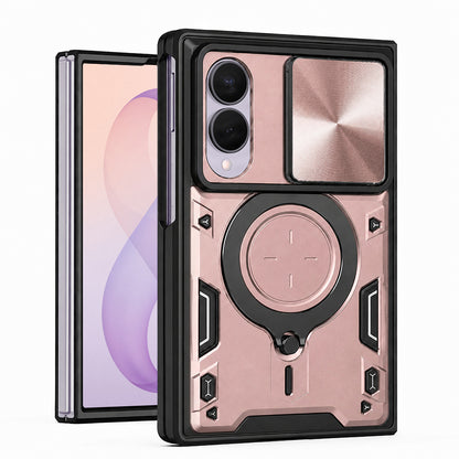 Coque pour Samsung Galaxy Z Fold8 F971, Techsuit, CamGuard Pro, Rose Doré