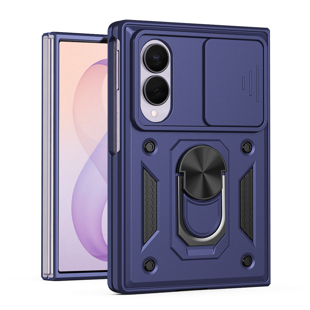 Hoes voor Samsung Galaxy Z Fold8 F971, Techsuit, CamShield, Blauw