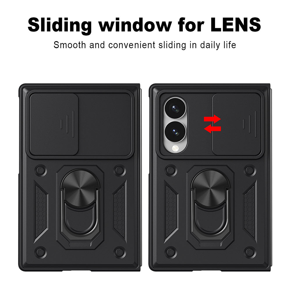 Coque pour Samsung Galaxy Z Fold8 F971, Techsuit, CamShield, Noire