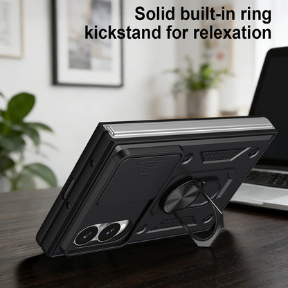 Coque pour Samsung Galaxy Z Fold8 F971, Techsuit, CamShield, Noire
