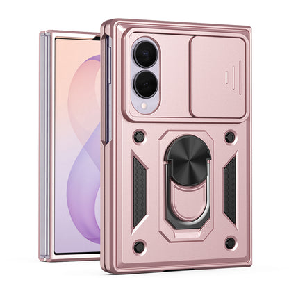 Case for Samsung Galaxy Z Fold8 F971, Techsuit, CamShield, Rose Gold