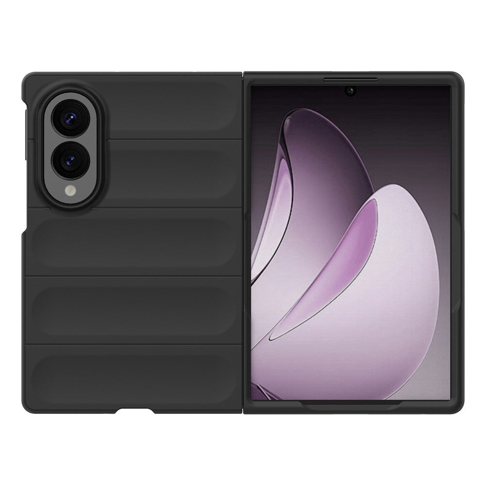 Hoes voor Samsung Galaxy Z Fold8 F976, Techsuit, Magic Shield, Zwart