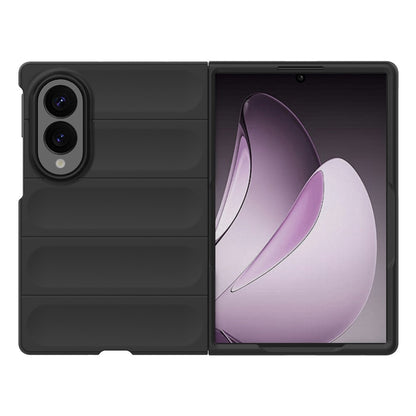 Hoes voor Samsung Galaxy Z Fold8 F976, Techsuit, Magic Shield, Zwart
