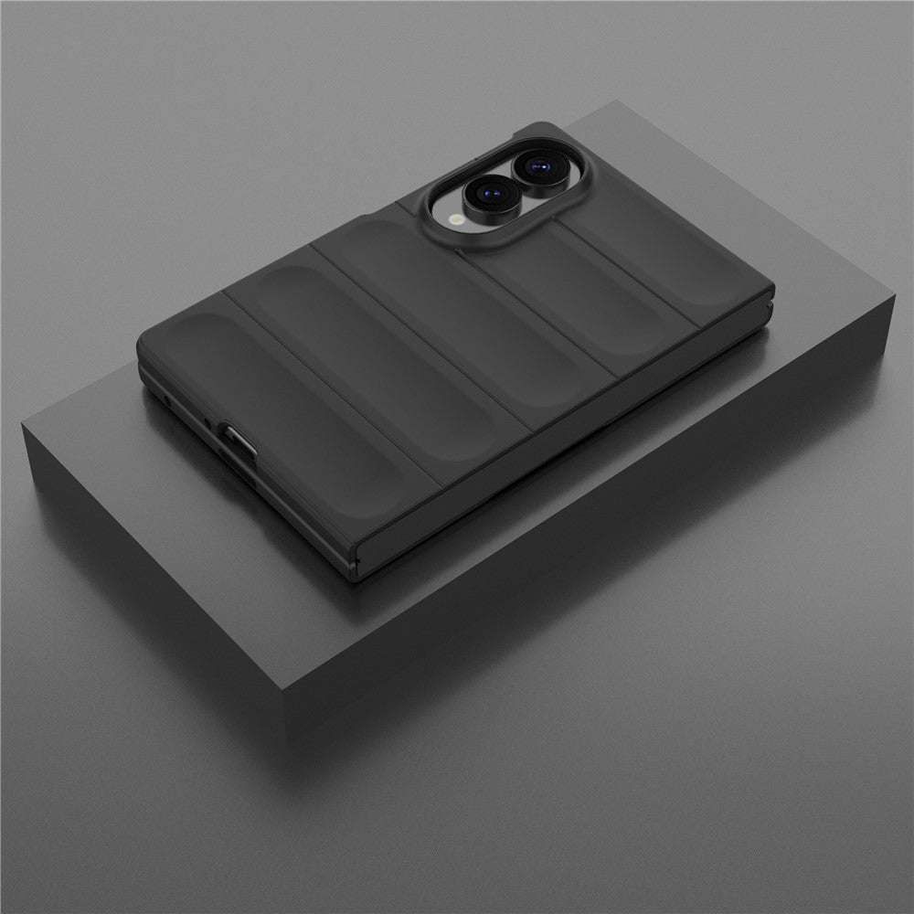 Hoes voor Samsung Galaxy Z Fold8 F976, Techsuit, Magic Shield, Zwart