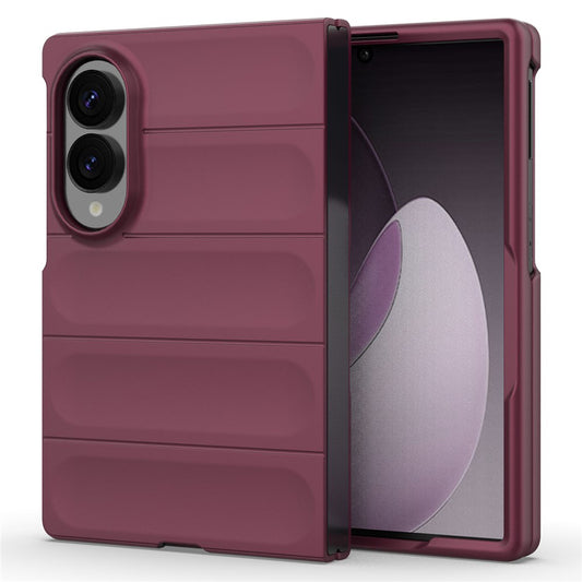Coque pour Samsung Galaxy Z Fold8 F976, Techsuit, Magic Shield, Bordeaux