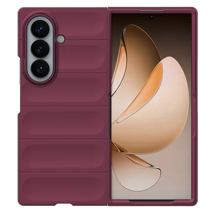 Hülle für Samsung Galaxy Z Fold8 Ultra F971, Techsuit, Magic Shield, Weinrot