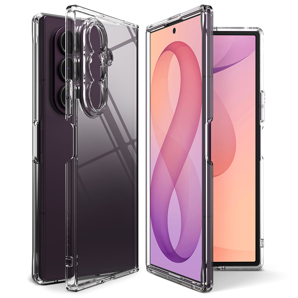 Hoes voor Samsung Galaxy Z Fold8 Ultra F976, Ringke, Fusion, Transparant
