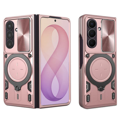 Hoes voor Samsung Galaxy Z Fold8 Ultra F976 / Z Fold7 F966, Techsuit, CamGuard Pro, Roze Goud