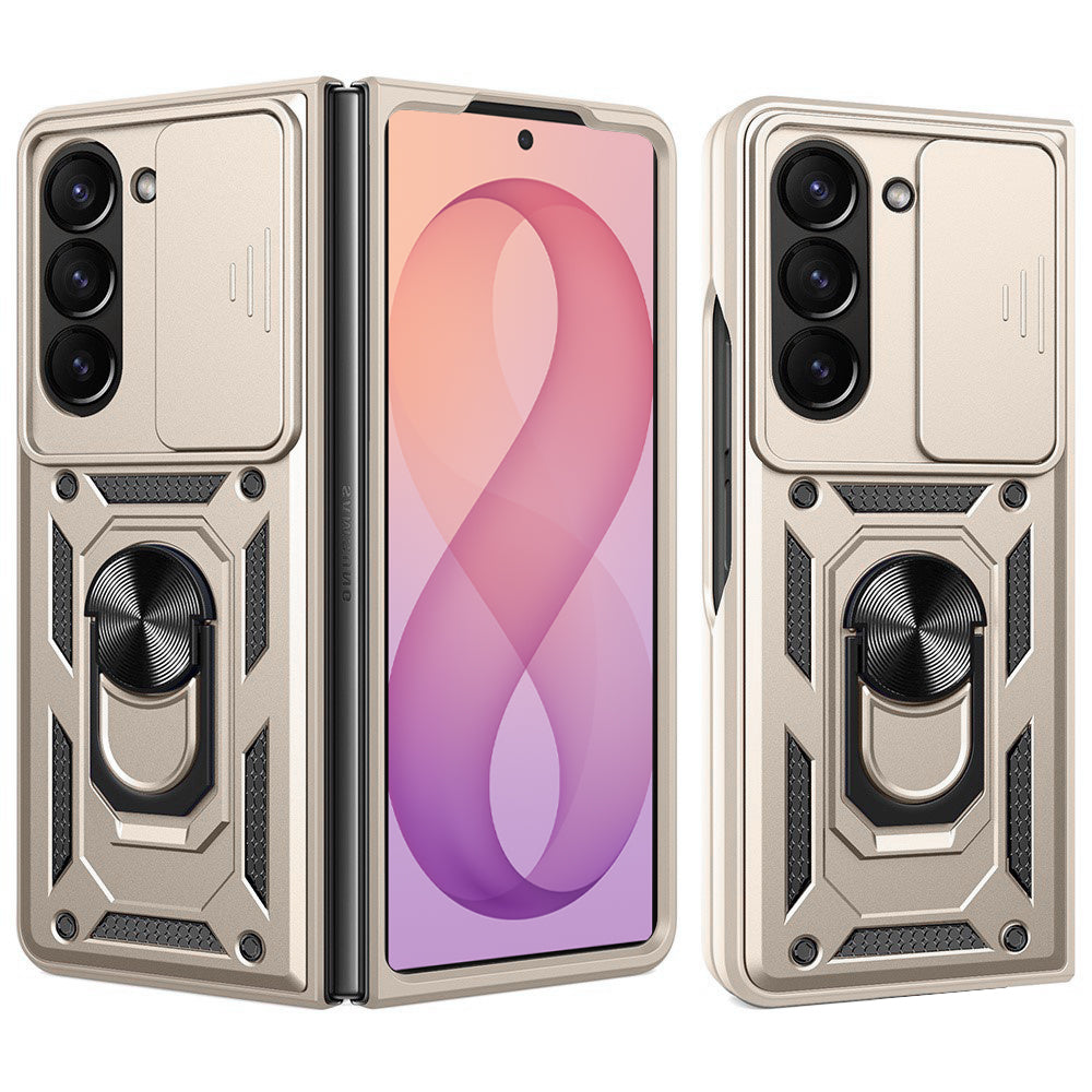 Coque pour Samsung Galaxy Z Fold8 Ultra F976 / Z Fold7 F966, Techsuit, CamShield, Dorée
