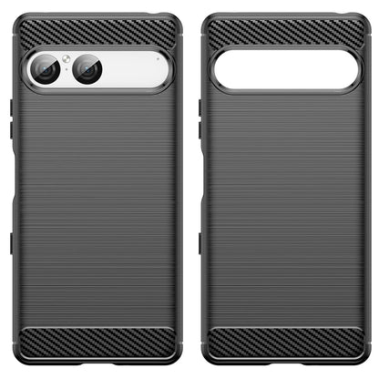 Hoes voor Sony Xperia 10 VIII, Techsuit, Carbon, Zwart