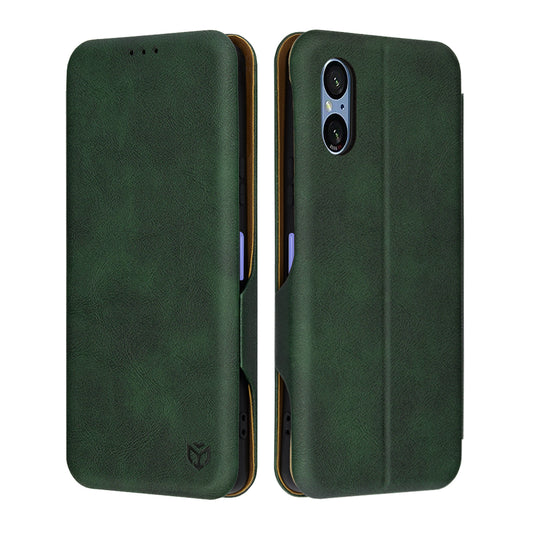 Hoes voor Sony Xperia 5 VI, Techsuit, Safe Wallet Plus, Groen