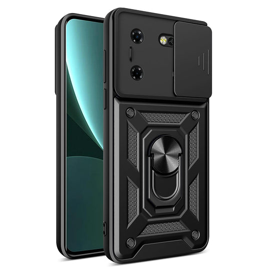 Hoes voor Tecno Pova 5 Pro, Techsuit, CamShield, Zwart