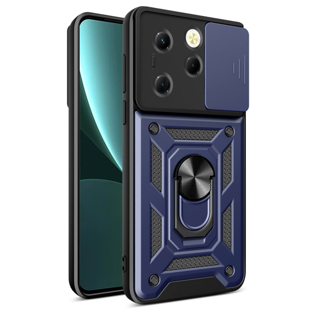 Coque pour Tecno Spark 20 Pro / Infinix Hot 40 / Hot 40 Pro, Techsuit, CamShield, Bleue