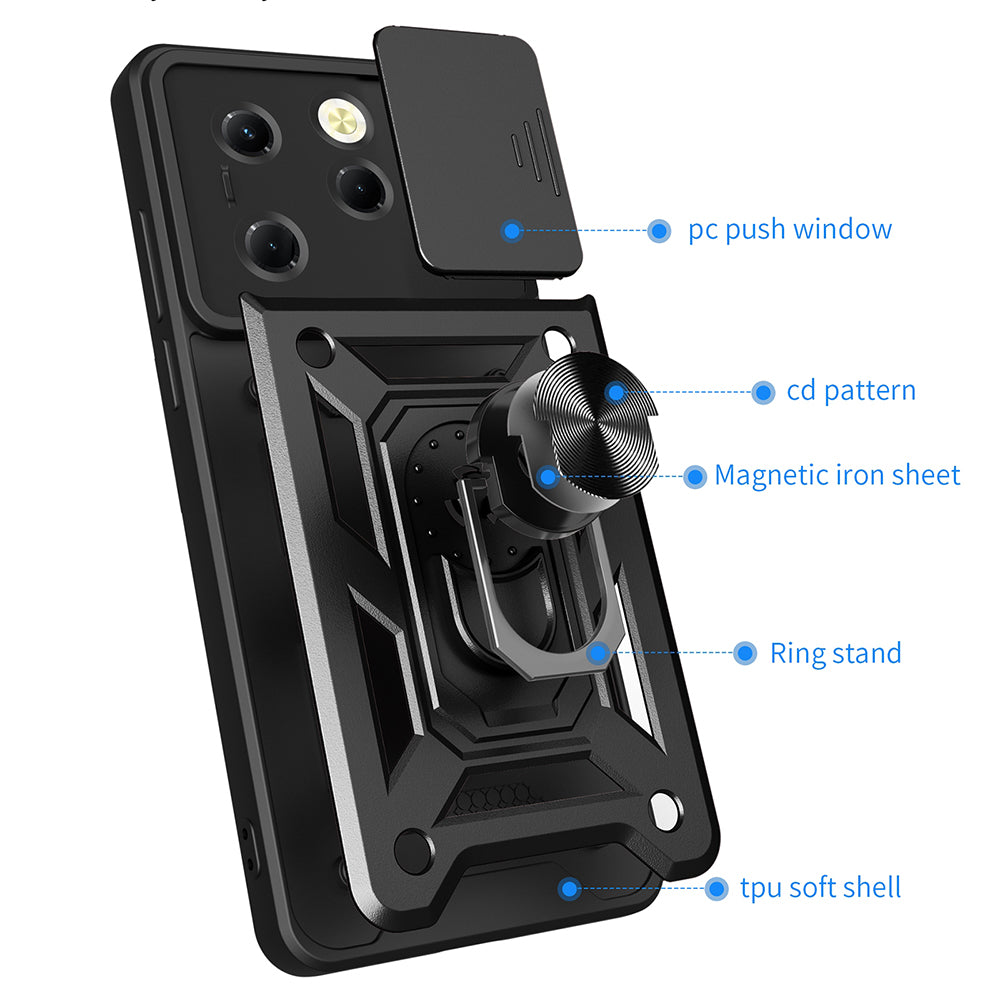 Coque pour Tecno Spark 20 Pro / Infinix Hot 40 / Hot 40 Pro, Techsuit, CamShield, Vert
